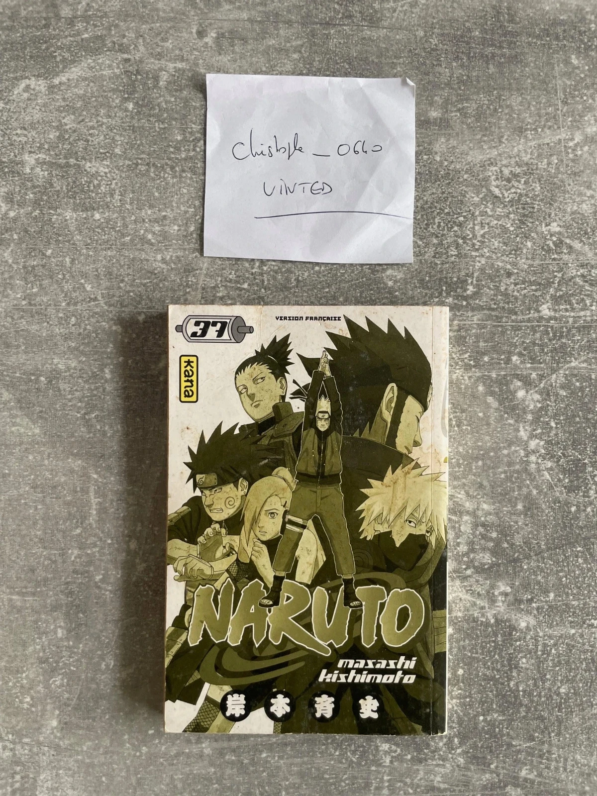 Manga Naruto tome 37 version française.